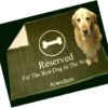 Arwedson Hundedecke "Reserved For The Best Dog In The World" grün-oliv