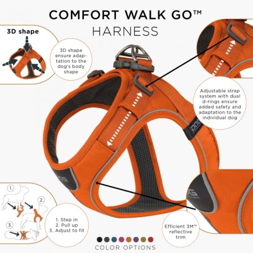Dog Copenhagen Comfort Walk Go™ Harness orange